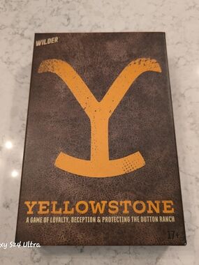 Yellowstone Board Game - Brown & Yellow